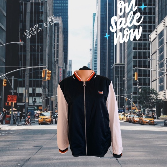 Levi's Jackets & Blazers - - Colorblock Stripe Trim Bomber Jacket